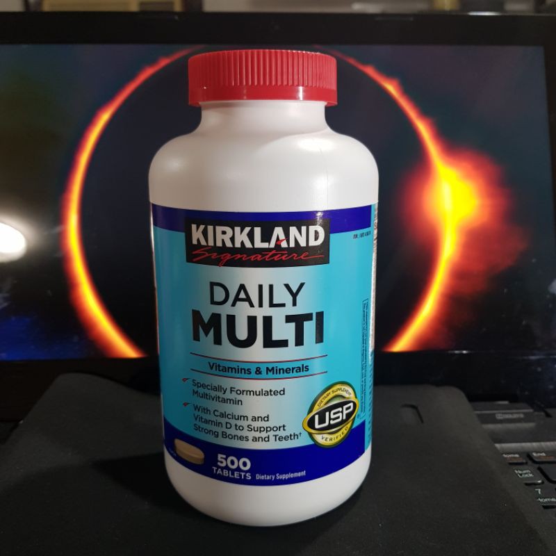 Kirkland Signature Daily Multi Vitamins & Minerals 500 Tablets Shopee Philippines