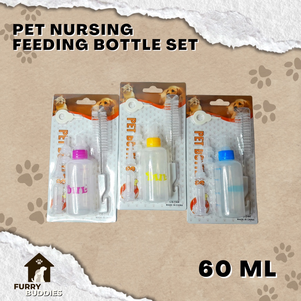 PET NURSING FEEDING BOTTLE SET (60ML BOTTLE) Shopee Philippines