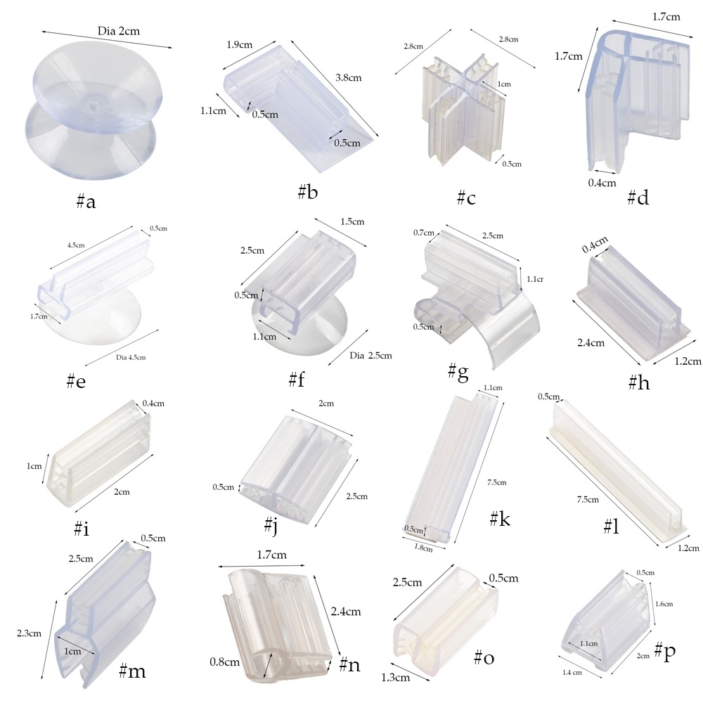 Clear Shelf Label Holders Self Adhesive Backing Display Retail Price