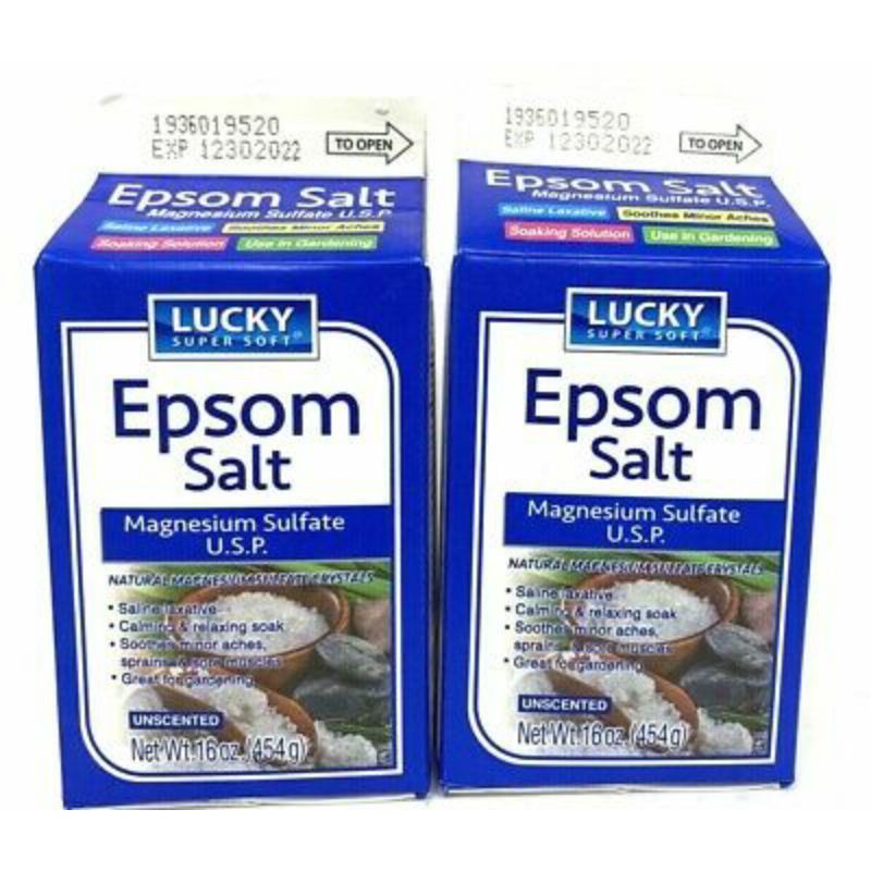 EPSOM SALT Magnesium Sulfate MgS4 SALINE LAXATIVE MUSCLE Pain Relief