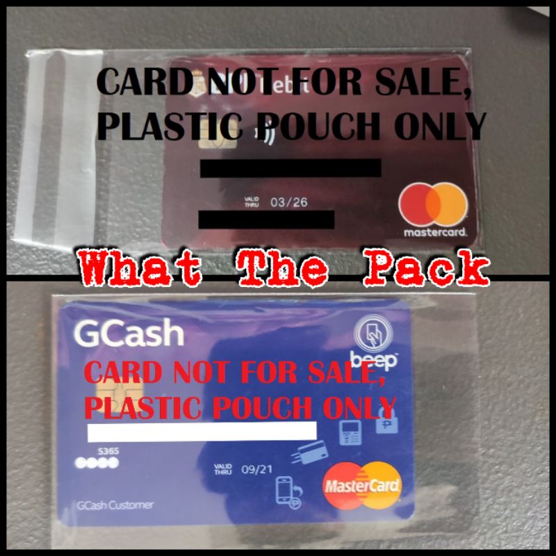100pcs ATM CARD PHOTOCARD POUCH (2.25 x4in SelfAdhesive 2.5x4in Non