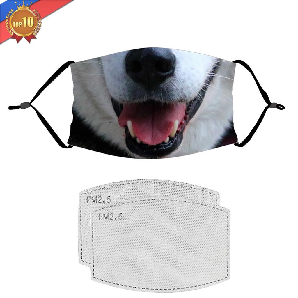 TOP10 ☍ 3D Printed Washable Reusable Face Mask Funny Star Monkey Cat