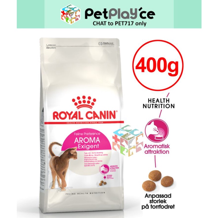 Royal Canin AROMA Exigent Feline 400g Dry ORIGINAL PACKAGING Picky