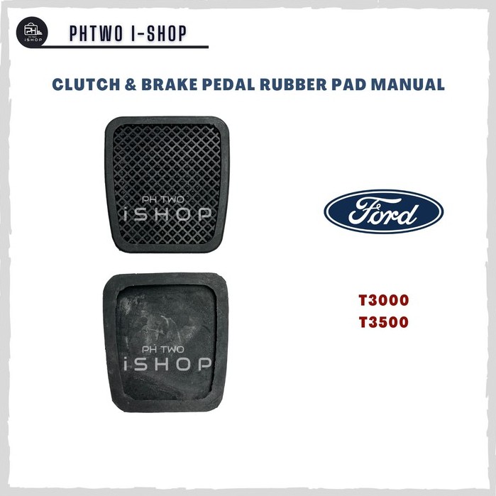 CLUTCH & BRAKE PEDAL RUBBER PAD MANUAL FORD T3000 T3500 (1 PC
