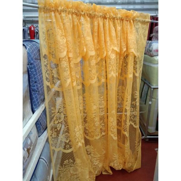 Lace Curtain (Door & Window Curtain) (Half curtain 60 x 36)(Standard 60