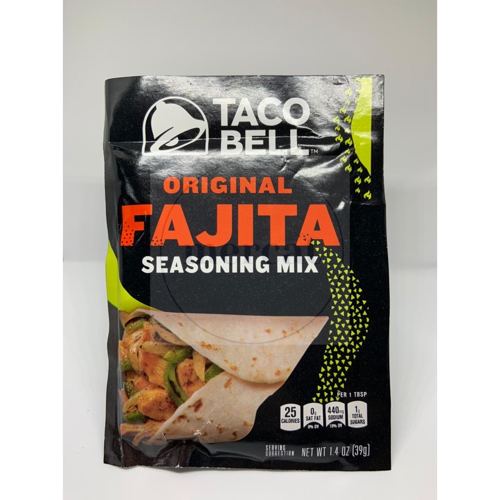 Taco Bell Fajita Seasoning Mix 28g Shopee Philippines