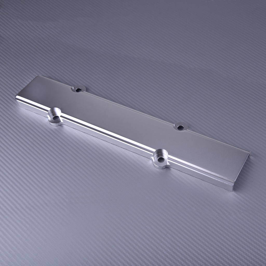 Silver Alloy Engine Spark Plug Wire Valve Cover Fit For Honda Civic