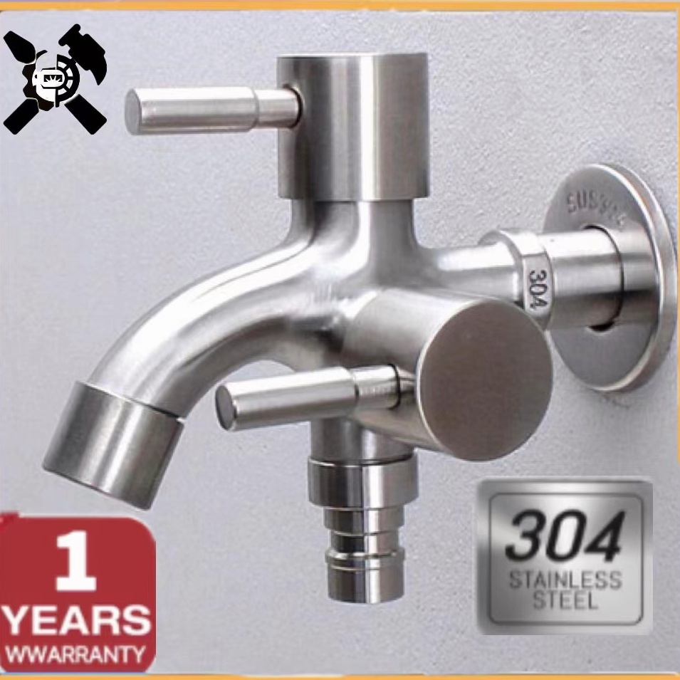 SUS304 Faucet Two Way faucet High quality FAUCET Head Washer Tap Faucet