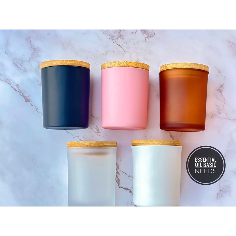 200ml EOBN Glass Candle Vessel Candle (VESSELS AND COVER/LID SOLD