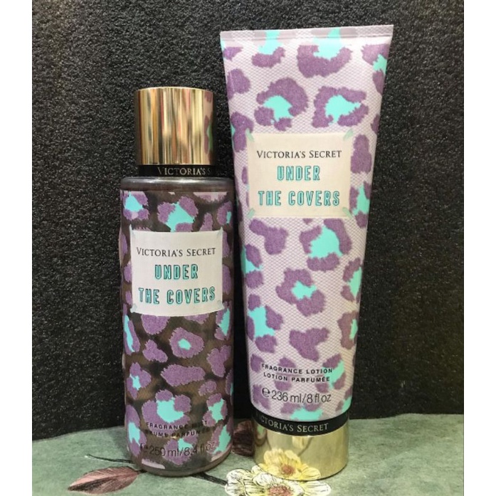 Victoria's Secret Under the Covers Body Mist & Lotion Set (Rare Scent