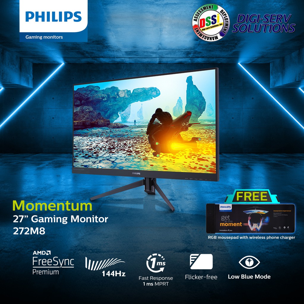 Philips 272M8 27" Full HD Gaming Monitor with 1ms(MPRT) Fast Response