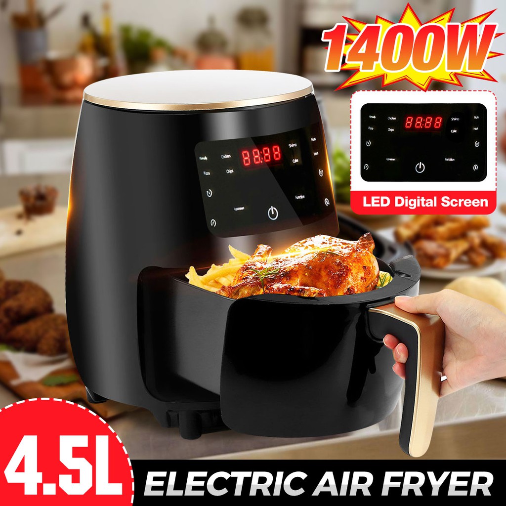 4.5L 1400W Air Fryer 220V Oil free Health Fryer Cooker Multi Function