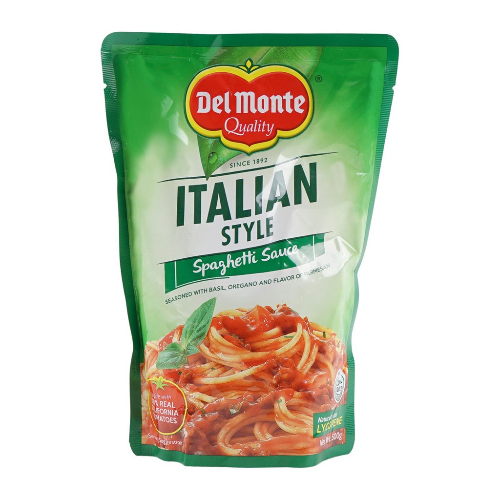 Del Monte Spaghetti Sauce Italian Style 500g Shopee Philippines