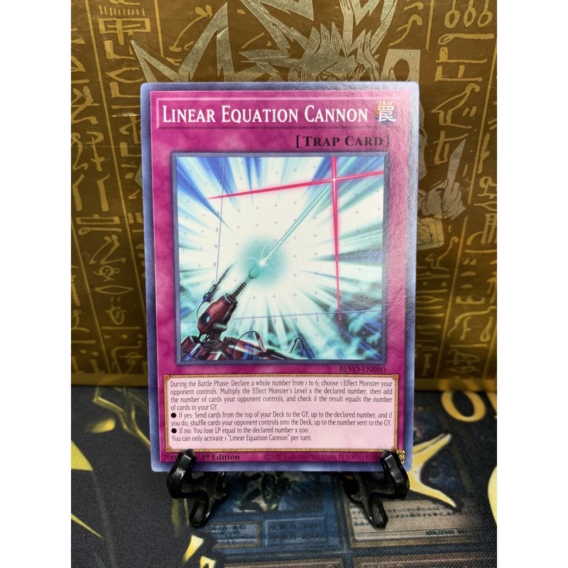Yugioh Linear Equation Cannon BLVOEN080)(NM) Shopee