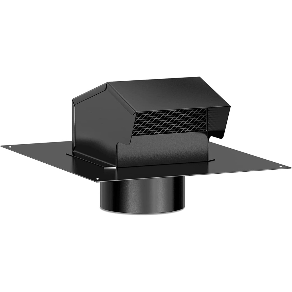 4'' Roof Vent Cap, Hon&Guan Roof Vents For Houses Galvanized Steel