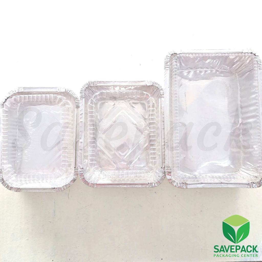 MICROWAVABLE Aluminum Tray, Lasagna Tray with Lid Shopee Philippines