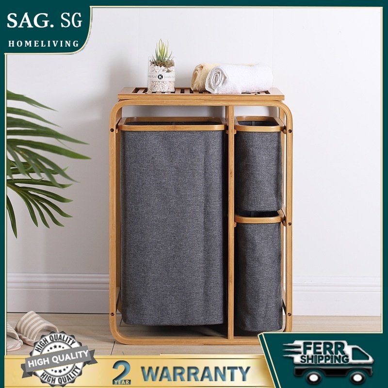 URDN SAG Folding Sorting Basket for Dirty Clothes Storage Basket for