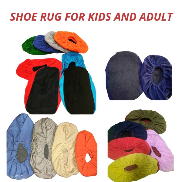 QUALITY SHOE RUG FOOT RUG SHOE COVER FOR KIDS AND ADULT Shopee