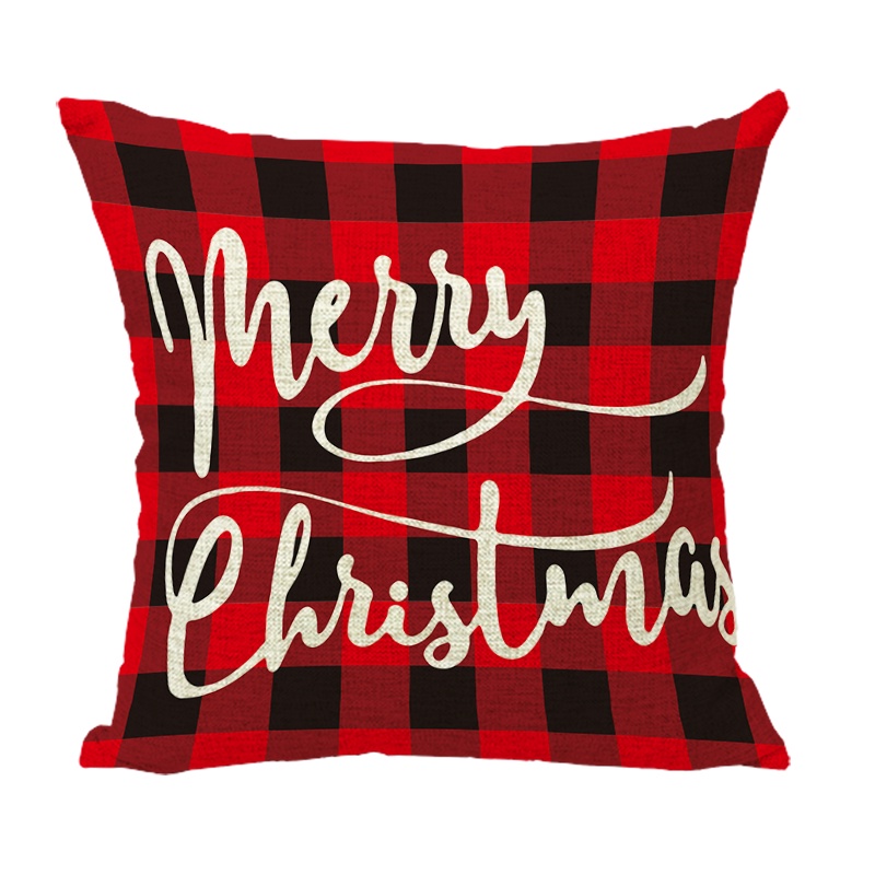 Christmas Pillow Case 2022 Xmas Pillowcase Cushion Cover Decoration For