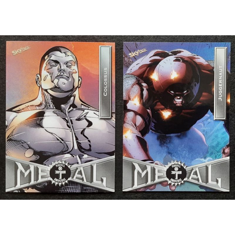 COMPLETE SET! 2021 Skybox Marvel XMen Metal Universe Trading Cards