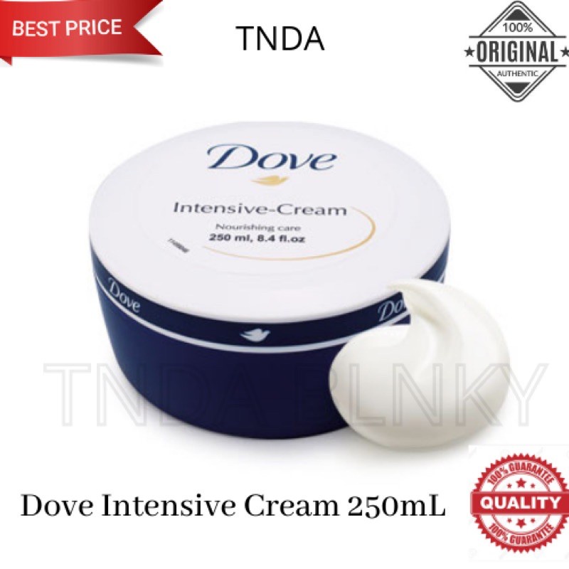 beauty DOVE INTENSIVE CREAM 250mL DOVE Beauty Cream 250mL Shopee