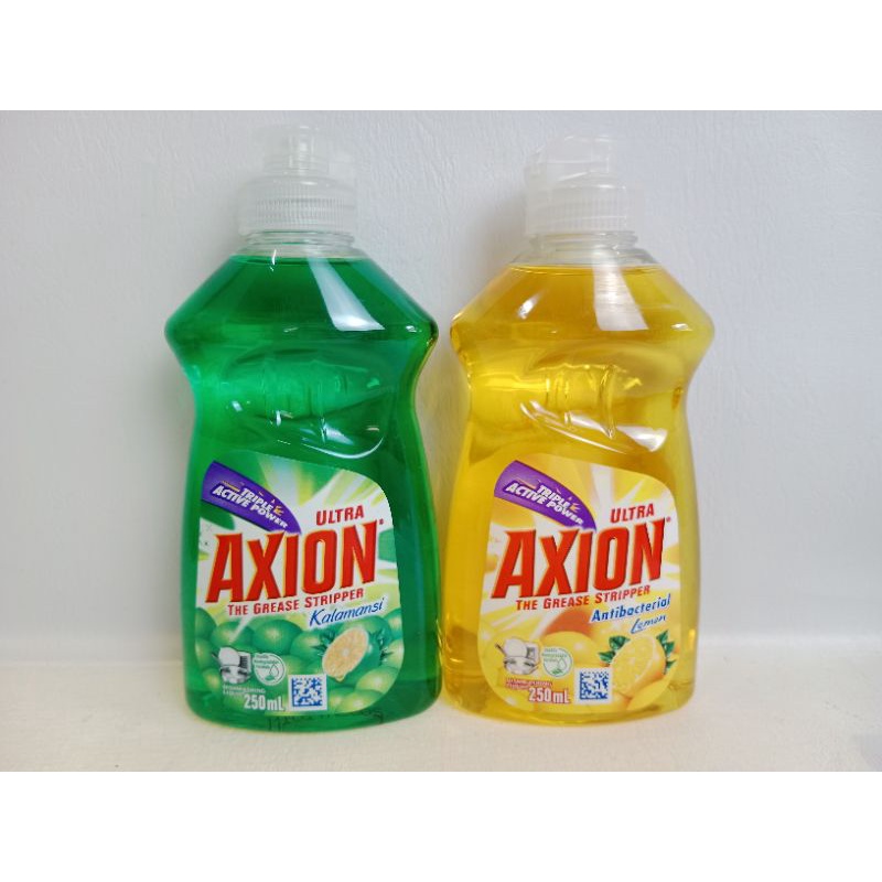 Axion Dishwashing Liquid Antibacterial Lemon & Kalamansi 250ml Shopee