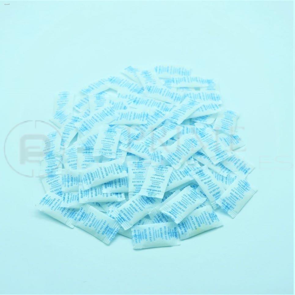 Lenspens☸100packs 1gram Solupak Silica Gel Desiccant Pack Moisture