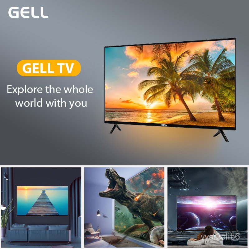 GELL 32 Inch tv flat screen smart tv sale Android system Ultraslim