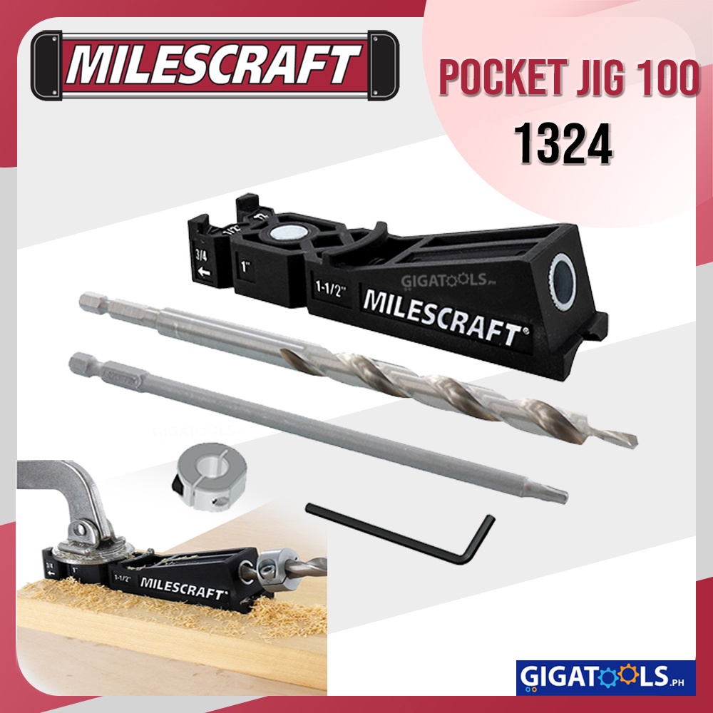 Milescraft Professional PocketJig100 Pocket Hole Jig kit ( 1324