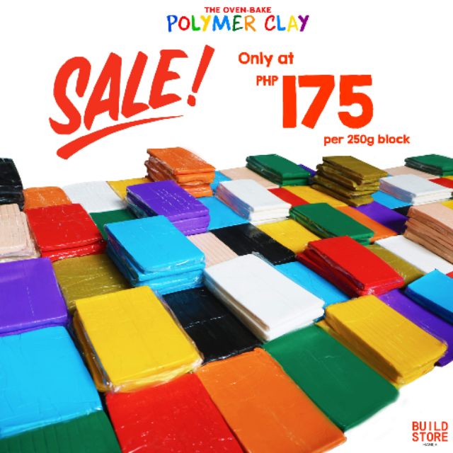 Polymer Clay 100g and 250g Block (Multiple Colors) Shopee Philippines