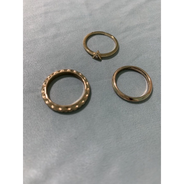 H&M Rings Gold Collection Shopee Philippines