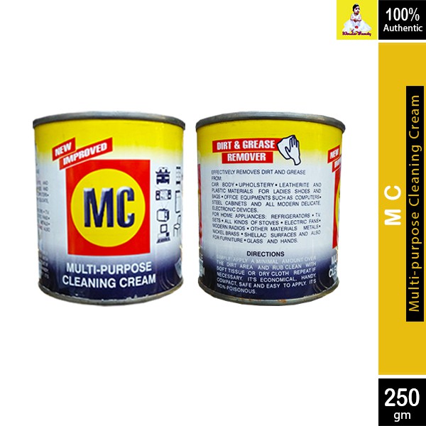 Mc Metal Polish Multipurpose Cleaning Cream Shopee Philippines