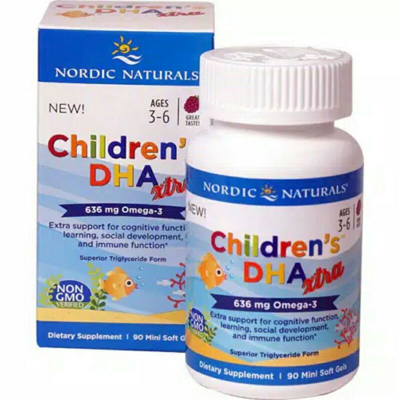 Nordic Children Dha Xtra (90 Soft Gels) Shopee Philippines
