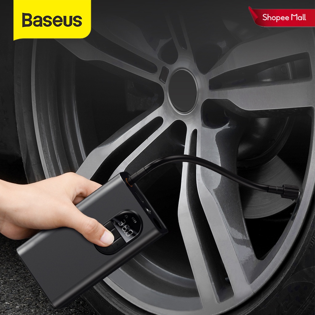 Baseus Baseus Portable Car Air Compressor 150 PSI Digital Tire Inflator