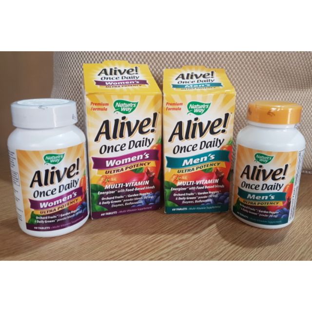 Alive multivitamins for men and women Shopee Philippines