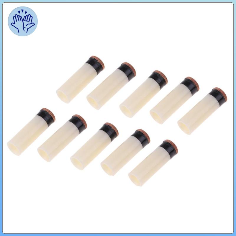 10 Pieces Pool Billiard Cue Tips Snooker Stick Ferrules Hard Tip