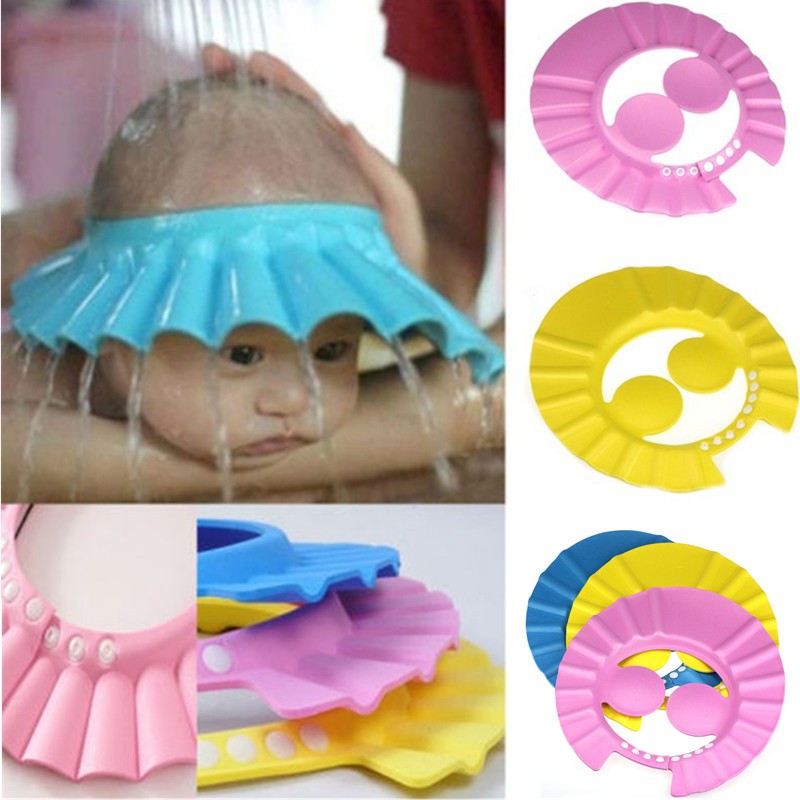 Soft Shampoo Hat Baby Kid Hair Washing Shield HOT Baby Kid Shower Cap