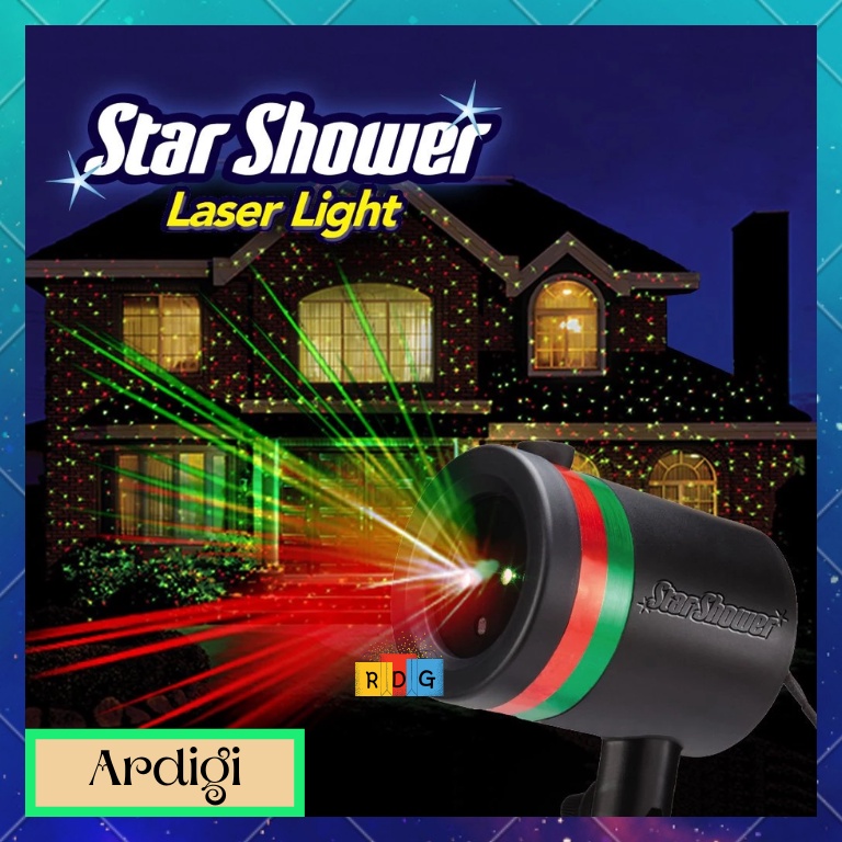 ARDIGI MultiColor Star Shower Projector Star Laser Motion Star