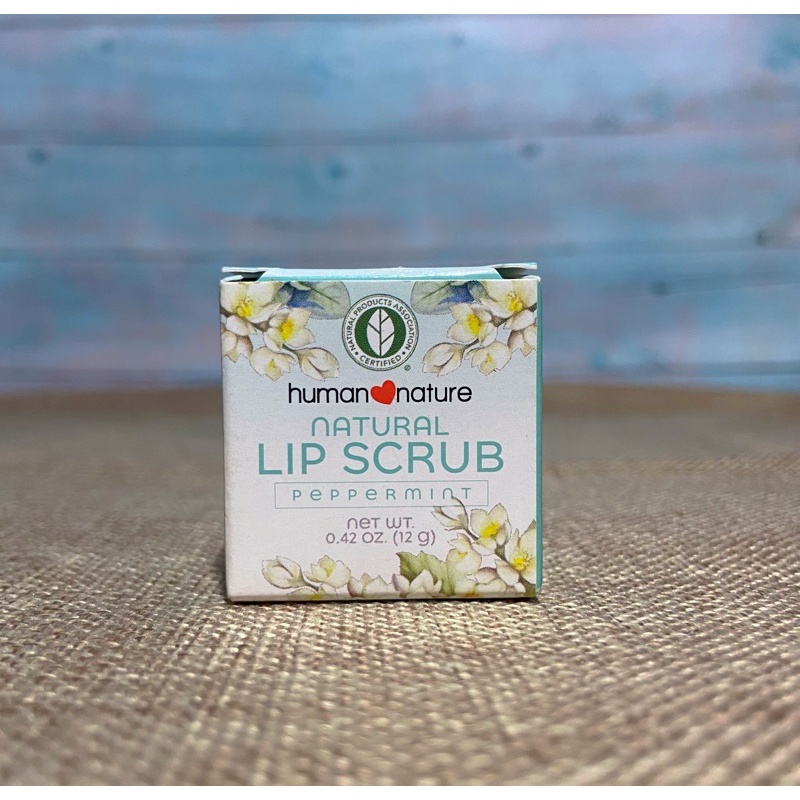 Human Nature Lip Scrub Peppermint 12g (Authorized Reseller) Shopee