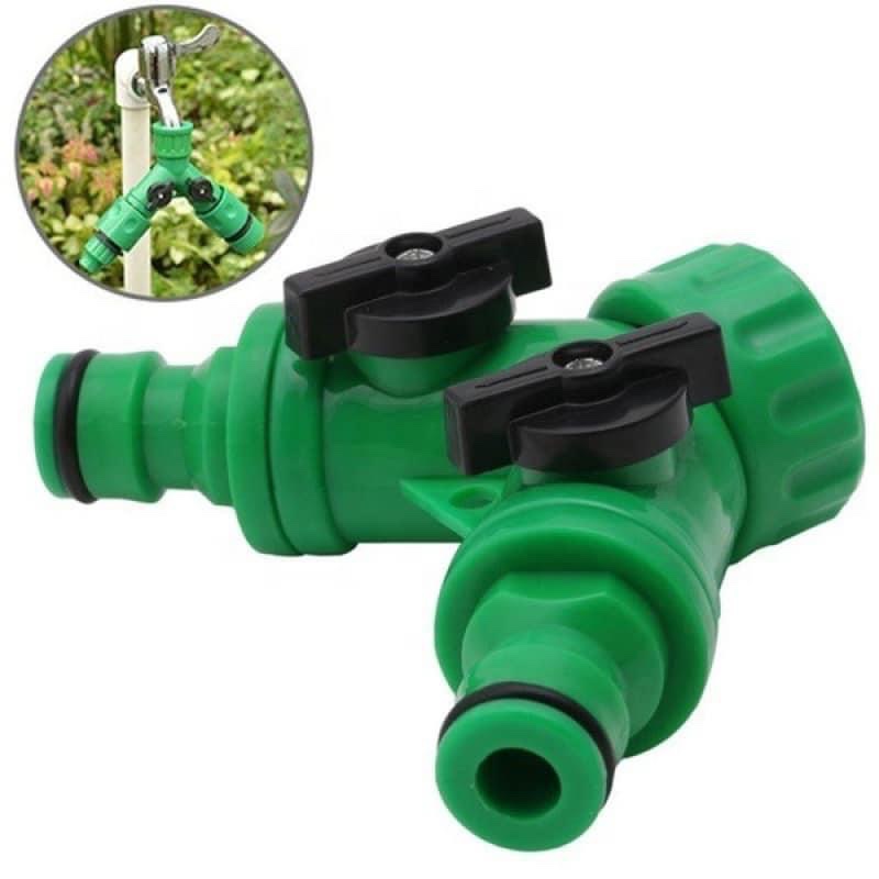 Onhand! Plastic 2 Way Hose Splitter, Y Connectors Dual Outlet Hose