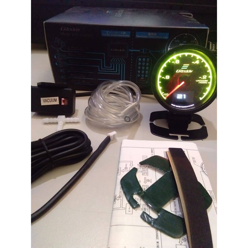 Greddy Vacuum Gauge (7 colors) Shopee Philippines