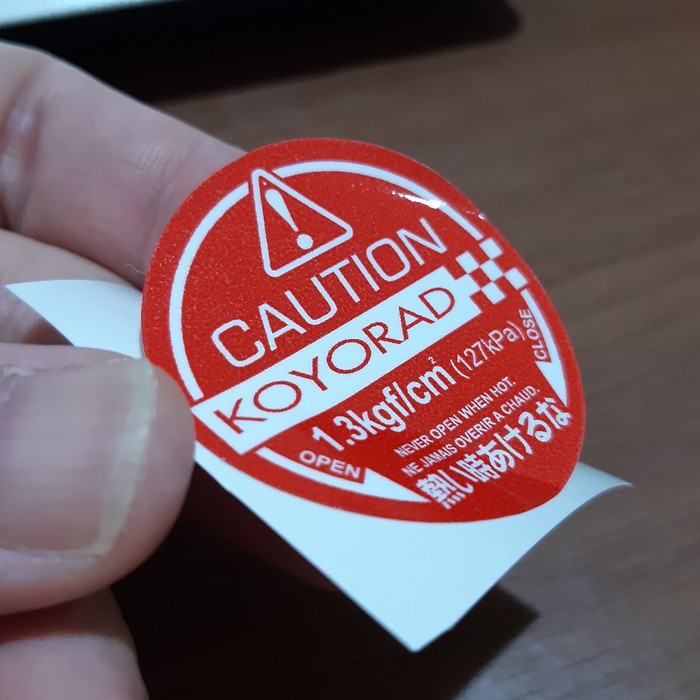 Koyorad CAP RADIATOR sticker | Shopee Philippines