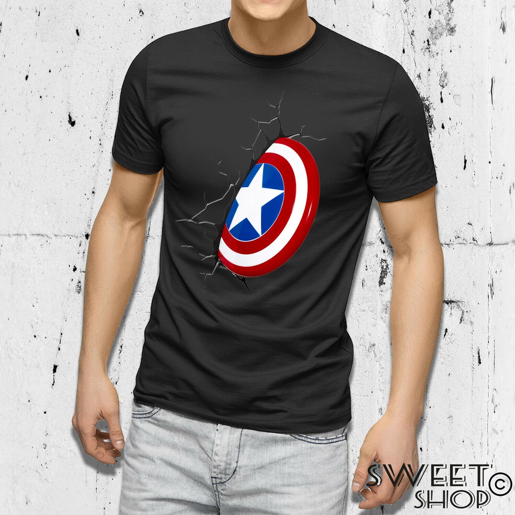 Captain America Shield Shield Party Dad Gift Dad Wholesale 100 Cotton