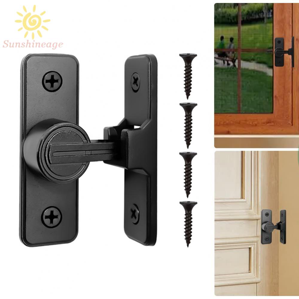 Barn Door Lock Heavy Duty Sliding Barn Door Latch Lock 90 Degree Gate