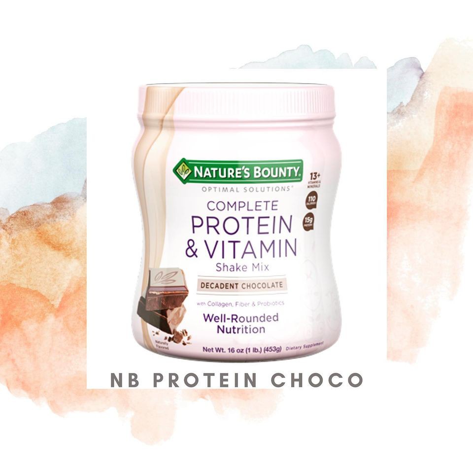 Nature's Bounty Complete Protein and Vitamin Shake Mix 16 oz 100