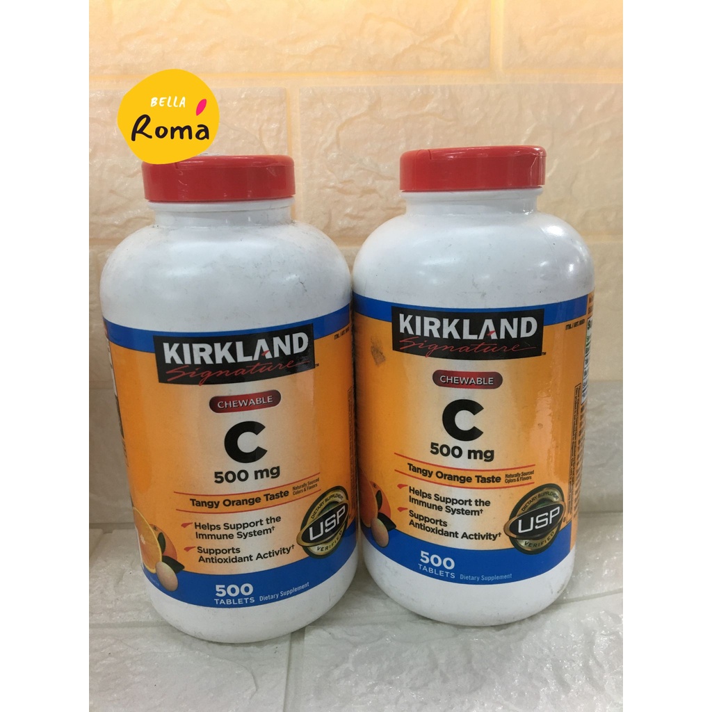 Kirkland Signature Chewable Vitamin C (500mg) Shopee Philippines