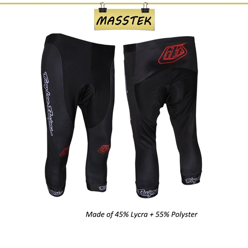 MASSTEK Johor Seluar Basikal 3/4 Cycling Pants Gel Padded Cycling