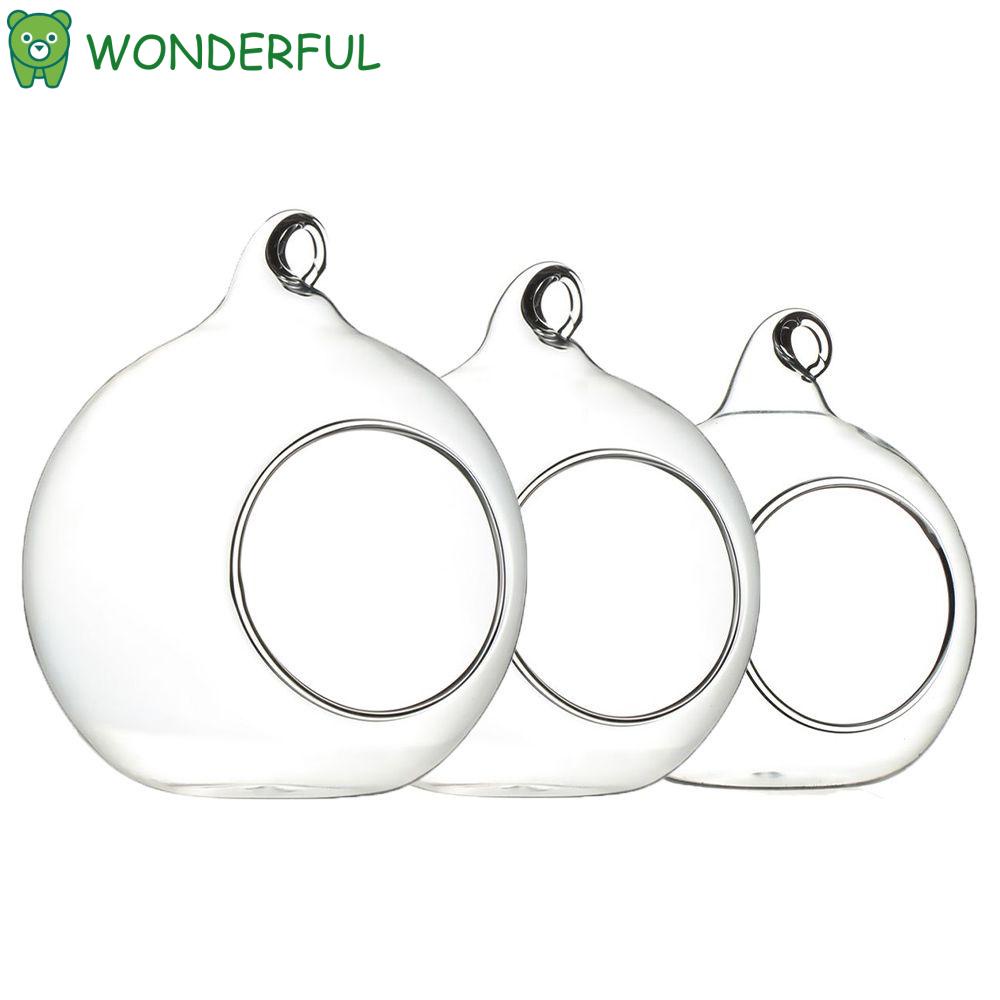 WONDERFUL Holder Fillable Bauble Hanging/Table Microlandscape Container
