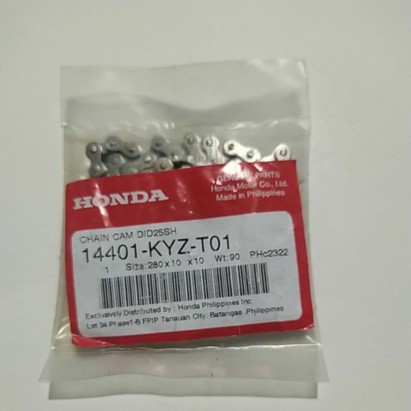 Honda genuine cam chain/timing chain for XRM 125 Fi Shopee Philippines