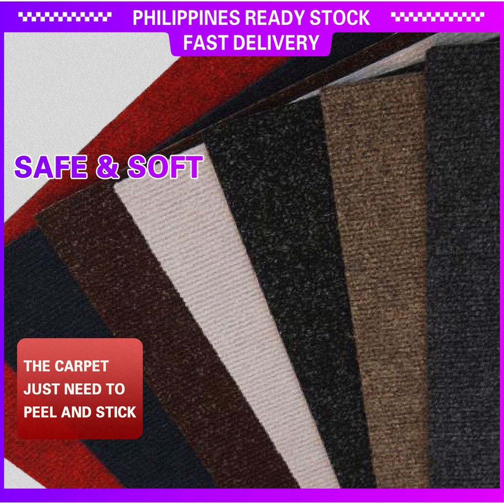 CARPET TILES 50x50cm Carpet For Bedroom, Living Room, Office Multi